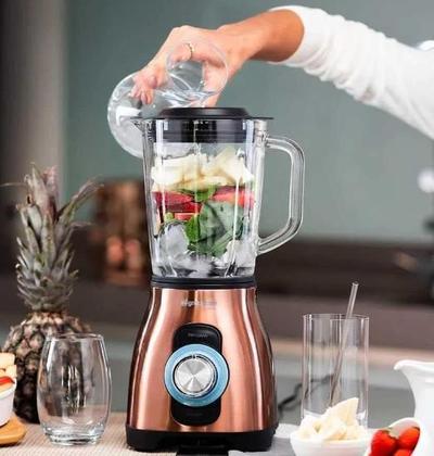 Imagem de Liquidificador Gradiente Luxx Gold 1000W Copo de Vidro 127V