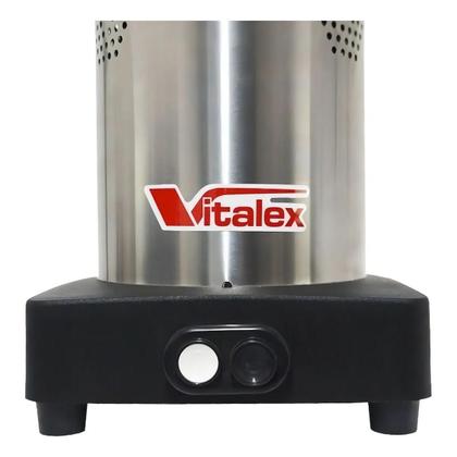 Imagem de Liquidificador industrial Vitalex LQI02 2 L inox e preto com jarra de aço inoxidável