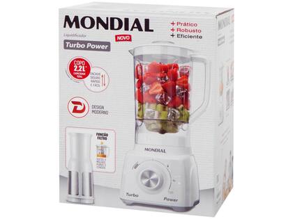 Imagem de Liquidificador Mondial Turbo 220v branco/cinza
