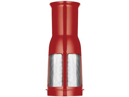 Imagem de Liquidificador Mondial Turbo Inox L-1100 RI Vermelho com Filtro 12 Velocidades 1100W