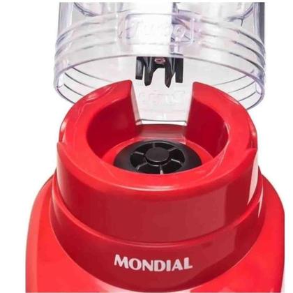 Imagem de Liquidificador Mondial Turbo Inox L1000 12Vel 1000w vermelho