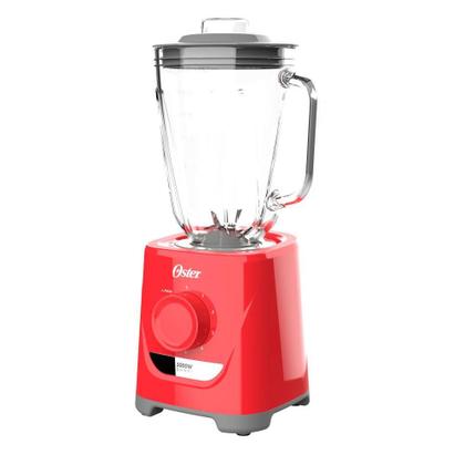 Imagem de Liquidificador Oster Jarra de Vidro 1,5 Litros Vermelho 220V 1000W OLIQ501-220