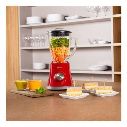 Imagem de Liquidificador Oster Super Chef Vermelho 1,25L BLSTMG-RR8 220V