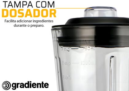 Imagem de Liquidificador Pglq600 Evolution Jarra De Vidro 1,75 L Potência De 550w Com 12 Velocidades Gradiente 220V