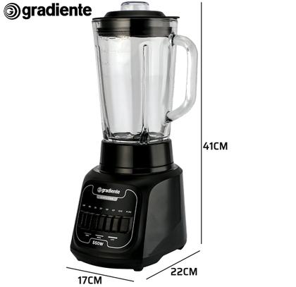 Imagem de Liquidificador Pglq600 Evolution Jarra De Vidro 1,75 L Potência De 550w Com 12 Velocidades Gradiente 220V