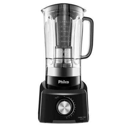 Imagem de Liquidificador Philco 1200W 3L 12 Velocidades Preto Turbo Pro 110V