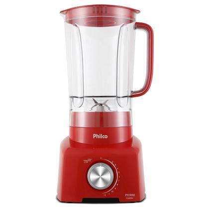 Imagem de Liquidificador Philco Ph900 Com Filtro 3 Litros Função Ice 12 Velocidades 1200 Watts Vermelho 110V