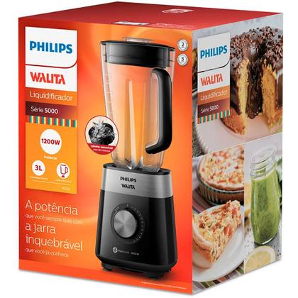 Imagem de Liquidificador Philips Walita Série 5000 RI2242 3L 12 Velocidades 1.200W