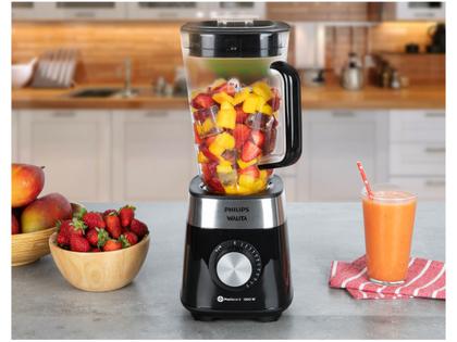 Liquidificador Philips Walita Serie 5000 RI2242/91 - Preto 12 Velocidades + Pulsar 1200W Imagem de Liquidificador Philips Walita Serie 5000 RI2242/91