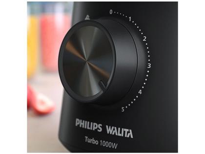 Liquidificador Philips Walita Series 3000 HR2270 5 Velocidades + Pulsar 1000W Preto Imagem de Liquidificador Philips Walita Series 3000 HR2270 5 Velocidades + Pulsar 1000W Preto