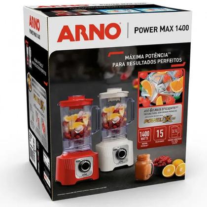 Imagem de Liquidificador Power Max Confort LN63 3,1L 15 Velocidades 1400W Arno