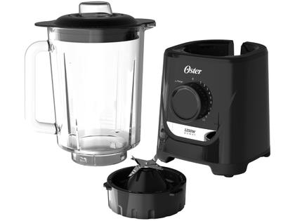 Imagem de Liquidificador Power Oster Oliq520 Preto 2,2L Total e 1,8L Útil Copo de Vidro 1250W 110V