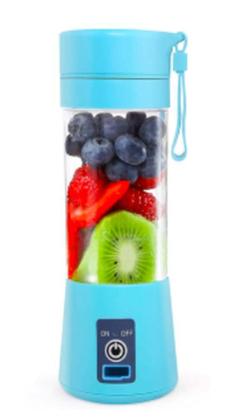 Imagem de Liquidificador Shake Juice Cup Azul Portátil Usb Bivolt