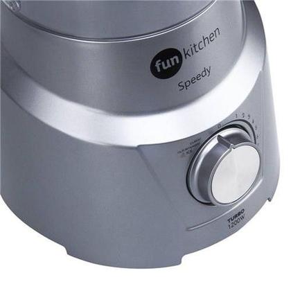 Imagem de Liquidificador ultra turbo 220v silver fun kitchen 1200w