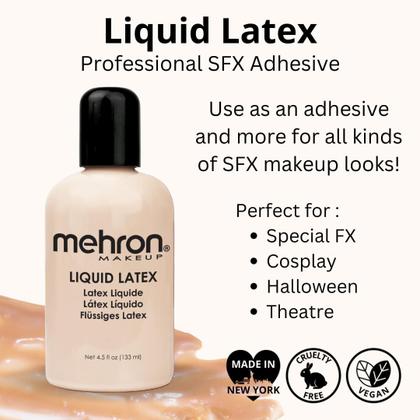 Imagem de Líquido de maquiagem Latex Mehron 133ml Light Flesh Professional