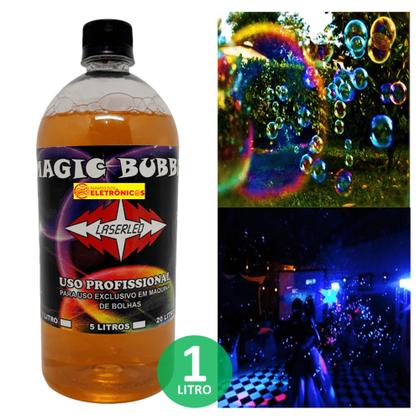 Imagem de Líquido Para Máquina De Bolha De Sabão 1 Litro Festa JMB1L