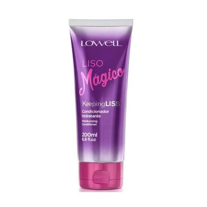 Imagem de Liso Mágico Shampoo 240ml, Condicionador 200ml, Máscara 240g, Fluido 200ml Lowell