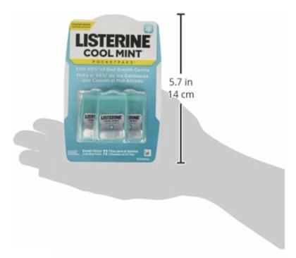 Imagem de Listerine Pocketmist Cool Mint - 3 Und