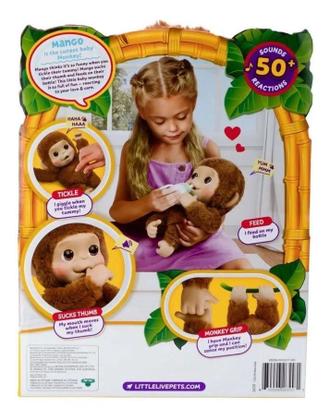 Imagem de Little Live Pets Pelúcia My Baby Macaquinho Fun F0173-0