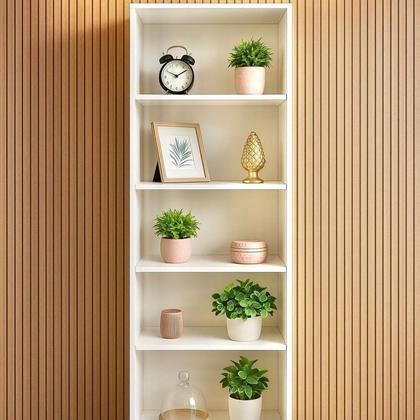 Imagem de Livreiro 5 Prateleiras Estante Organizador Moderno Loja Casa Escritório Expositores Liz