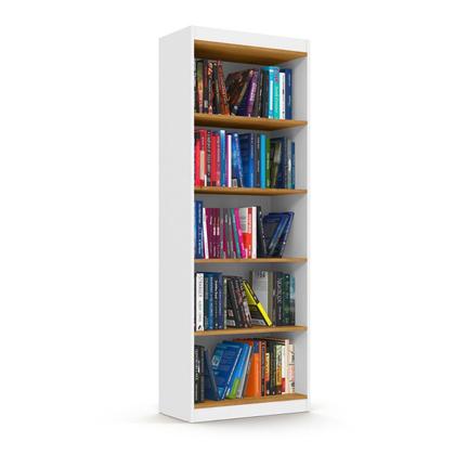 Imagem de Livreiro com 5 Nichos Trindade Branco Cinamomo