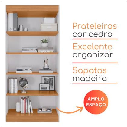 Livreiro Estante Multiuso Com Prateleiras Shoptri Imagem de Livreiro Estante Multiuso Com Prateleiras Shoptri