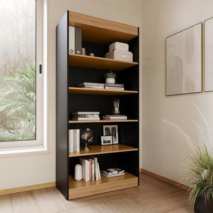 Imagem de Livreiro Estante Multiuso Com Prateleiras Shoptri