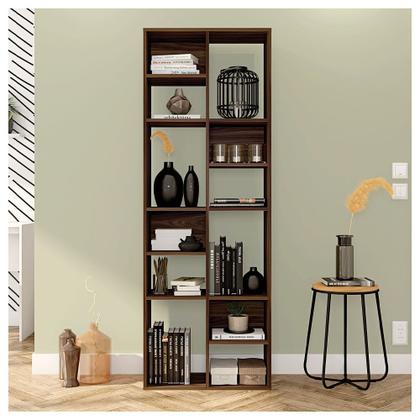 Imagem de Livreiro Estante Multiuso Organizador Marrom Side Caemmun