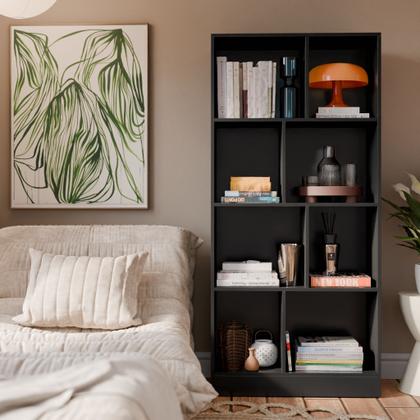 Imagem de Livreiro Estante Rios Estudos Armario Multiuso Com Prateleiras Organizadora Para Livros