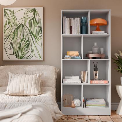 Imagem de Livreiro Estante Rios Estudos Armario Multiuso Com Prateleiras Organizadora Para Livros