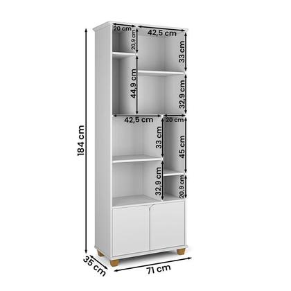 Imagem de Livreiro Taurus Sala Escritório com 2 Portas e Nichos