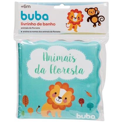 Imagem de Livrinho de Banho para Bebê PVC Impermeável Buba Animais da Floresta Colorido