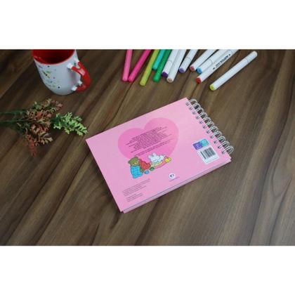 Imagem de Livrinho para Colorir Bobbie Goods Capa Dura Diversão Pintura Rosa