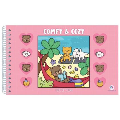 Imagem de Livrinho para Colorir Bobbie Goods Capa Dura Diversão Pintura Rosa
