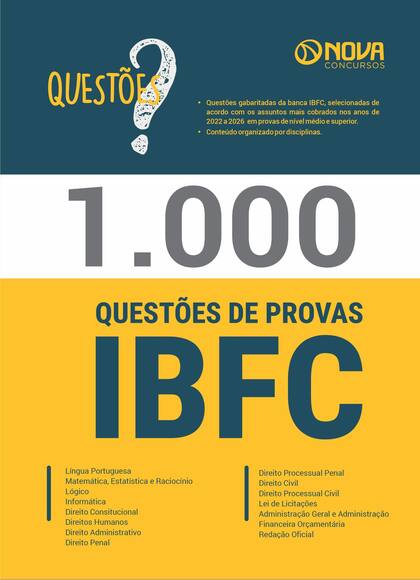 Imagem de Livro 1.000 Questões Gabaritadas da IBFC