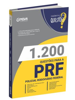 Imagem de Livro 1.200 Questões Gabaritadas para a PRF - Policial Rodoviário Federal