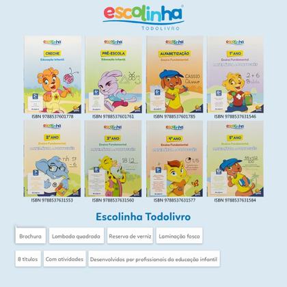 Imagem de Livro - 1º Ano - Matemática e Português (Escolinha Todolivro)