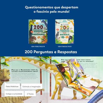 Imagem de Livro - 200 Perguntas e Respostas: Dinossauros