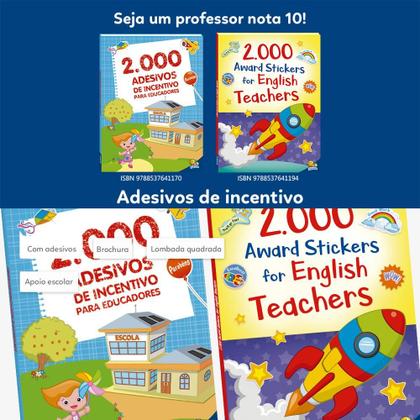Imagem de Livro - 2000 Adesivos de Incentivo para Educadores