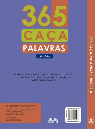 Imagem de Livro - 365 Caça-Palavras - História