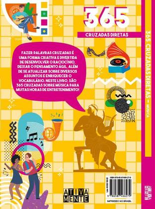Imagem de Livro - 365 cruzadas diretas - Música
