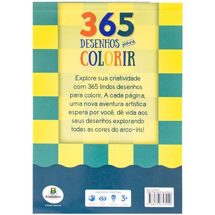 Imagem de Livro - 365 Desenhos para Colorir