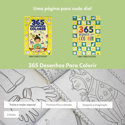 Imagem de Livro - 365 Desenhos para Colorir
