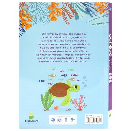 Imagem de Livro - 365 Oceano - Colorir & Atividades