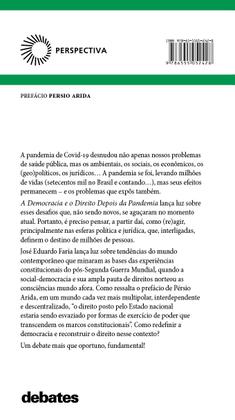 Imagem de Livro - A Democracia e o Direito Depois da Pandemia