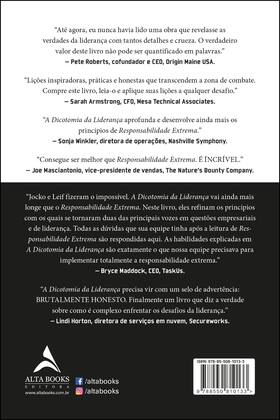 Imagem de Livro - A dicotomia da liderança