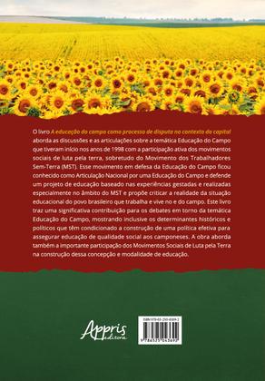 Imagem de Livro - A educação do campo como processo de disputa no contexto do capital