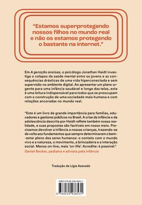 Livro - A geração ansiosa Imagem de Livro - A geração ansiosa