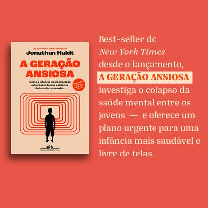 Livro - A geração ansiosa Imagem de Livro - A geração ansiosa