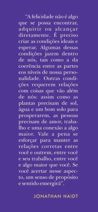 Imagem de Livro - A hipótese da felicidade